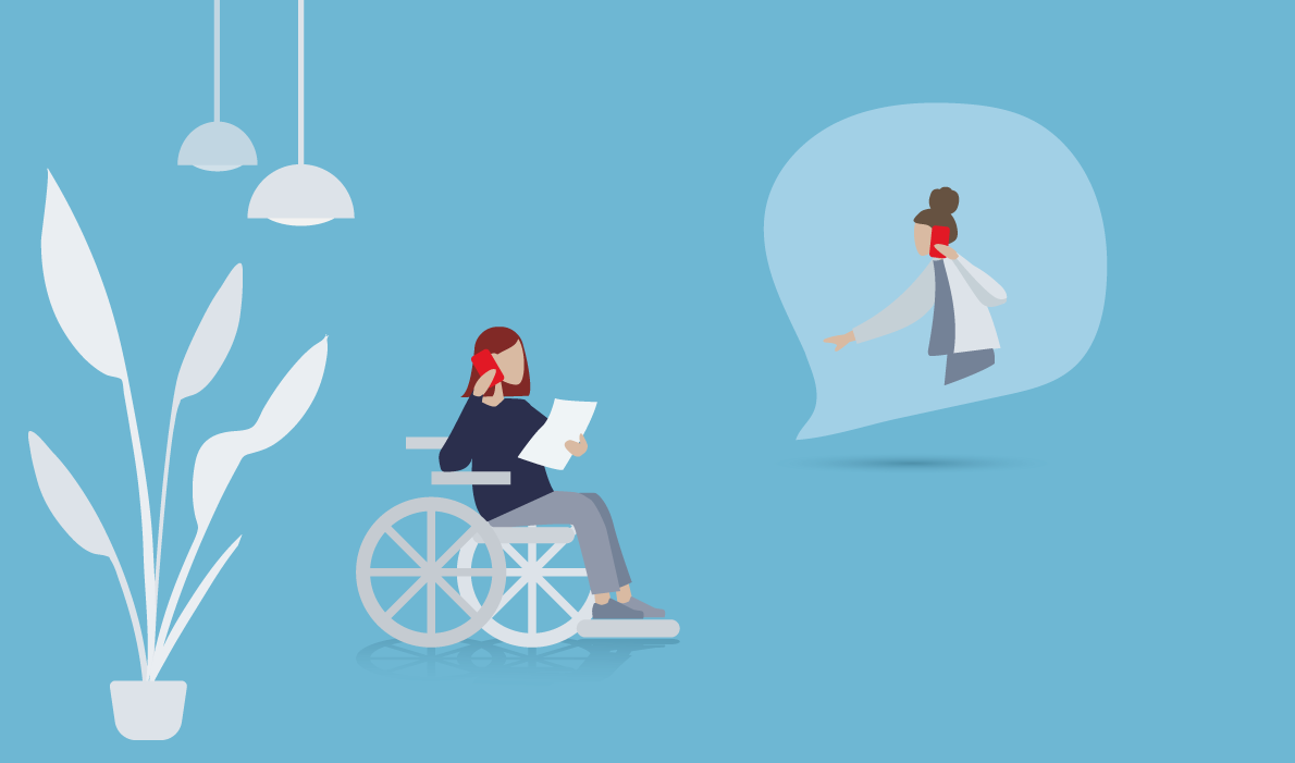 Kundenansicht: Lea erhält einen Newsletter über die Neueröffnung eines Restaurants. Bei einem Telefonat mit ihrer ehemaligen Schulkollegin Anna, vereinbaren die beiden dort ein gemeinsames Mittagessen.